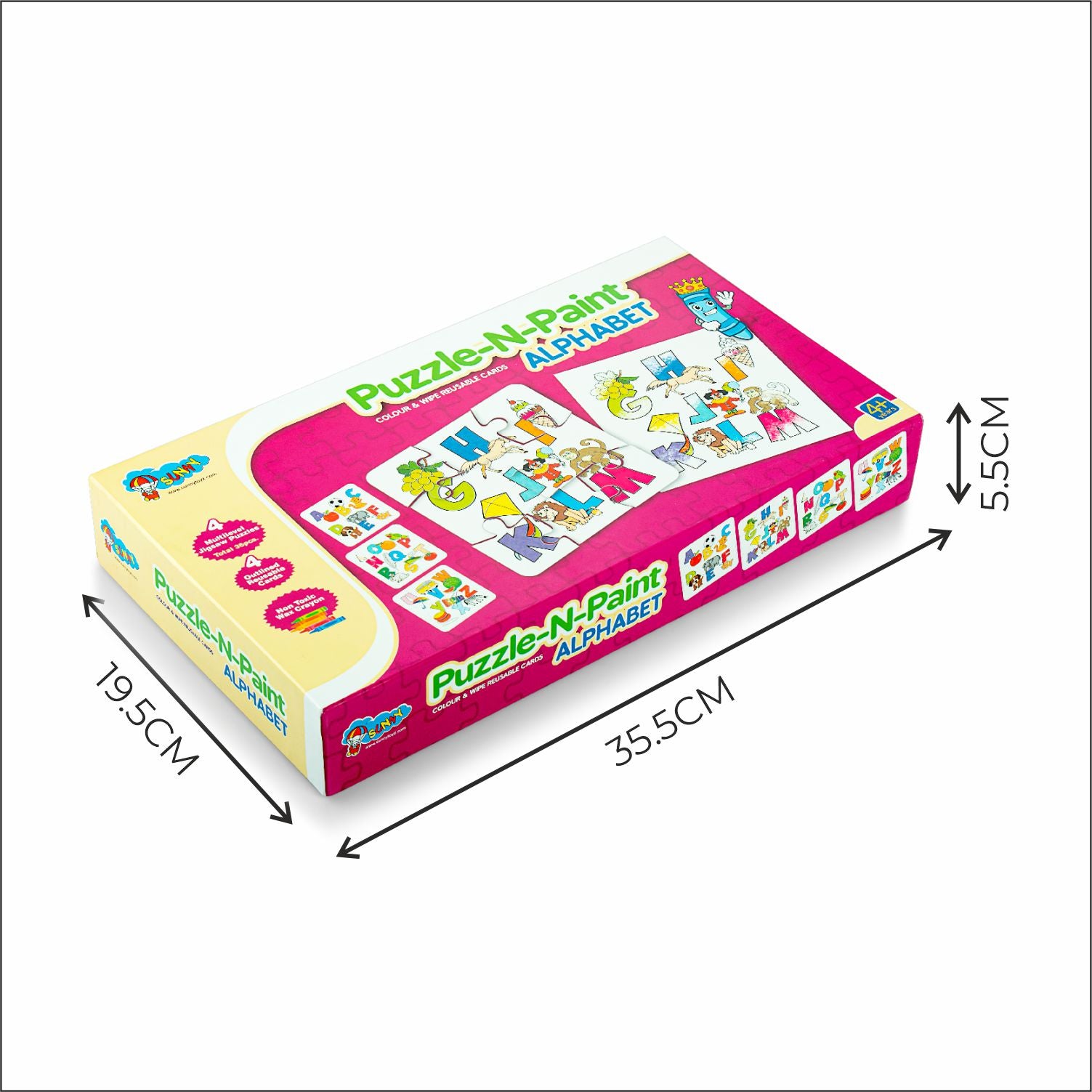 Puzzle and Paint Alphabet Jigsaw Puzzle My Store
