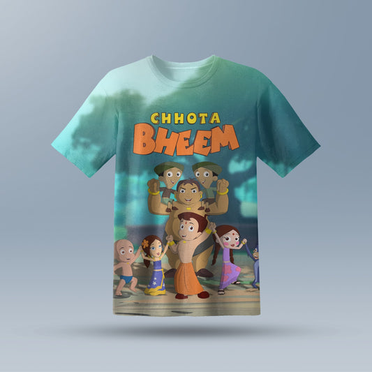 Chota Bheem Kids AOP Sports T-Shirt
