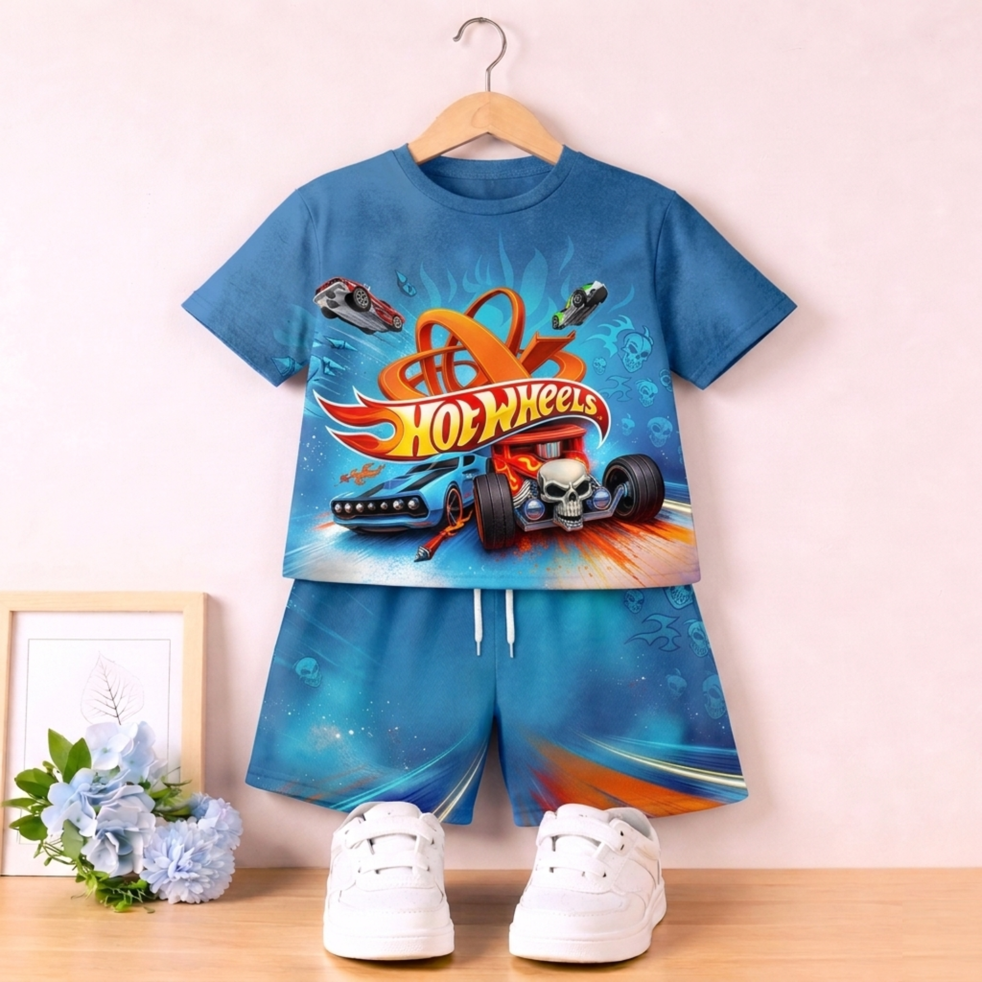 Hot Wheel Kids AOP Co-ord Set