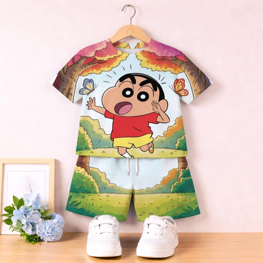 Shinchan Kids AOP Co-ord Set