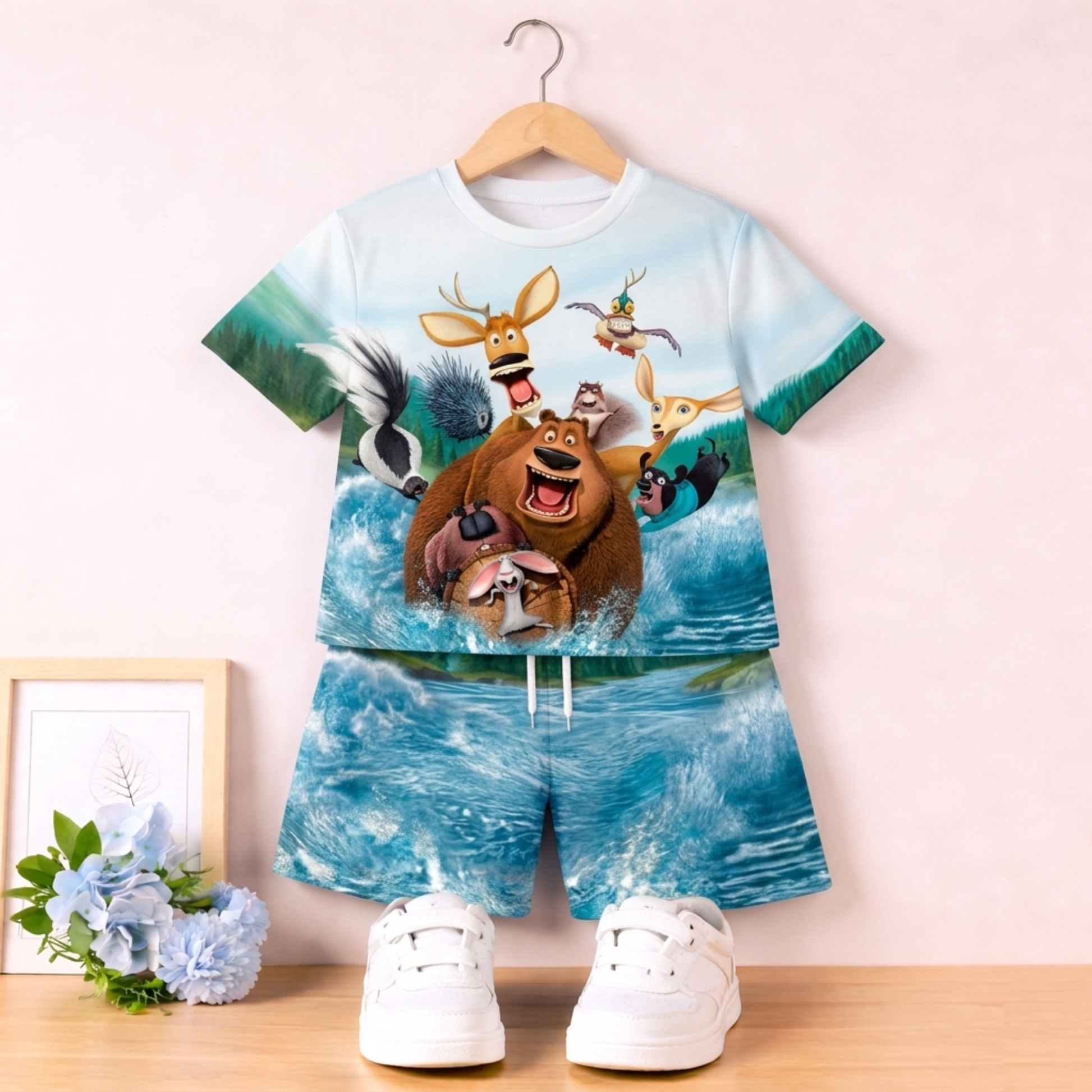 Zoo Print Kids AOP Co-ord Set