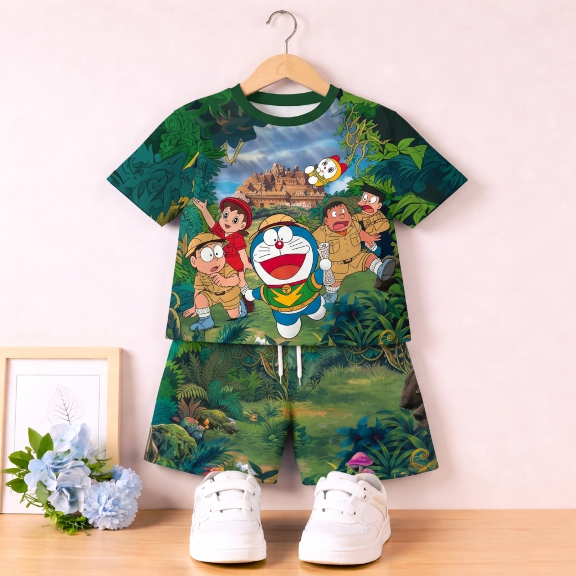 Doremon Kids AOP Co-ord Set