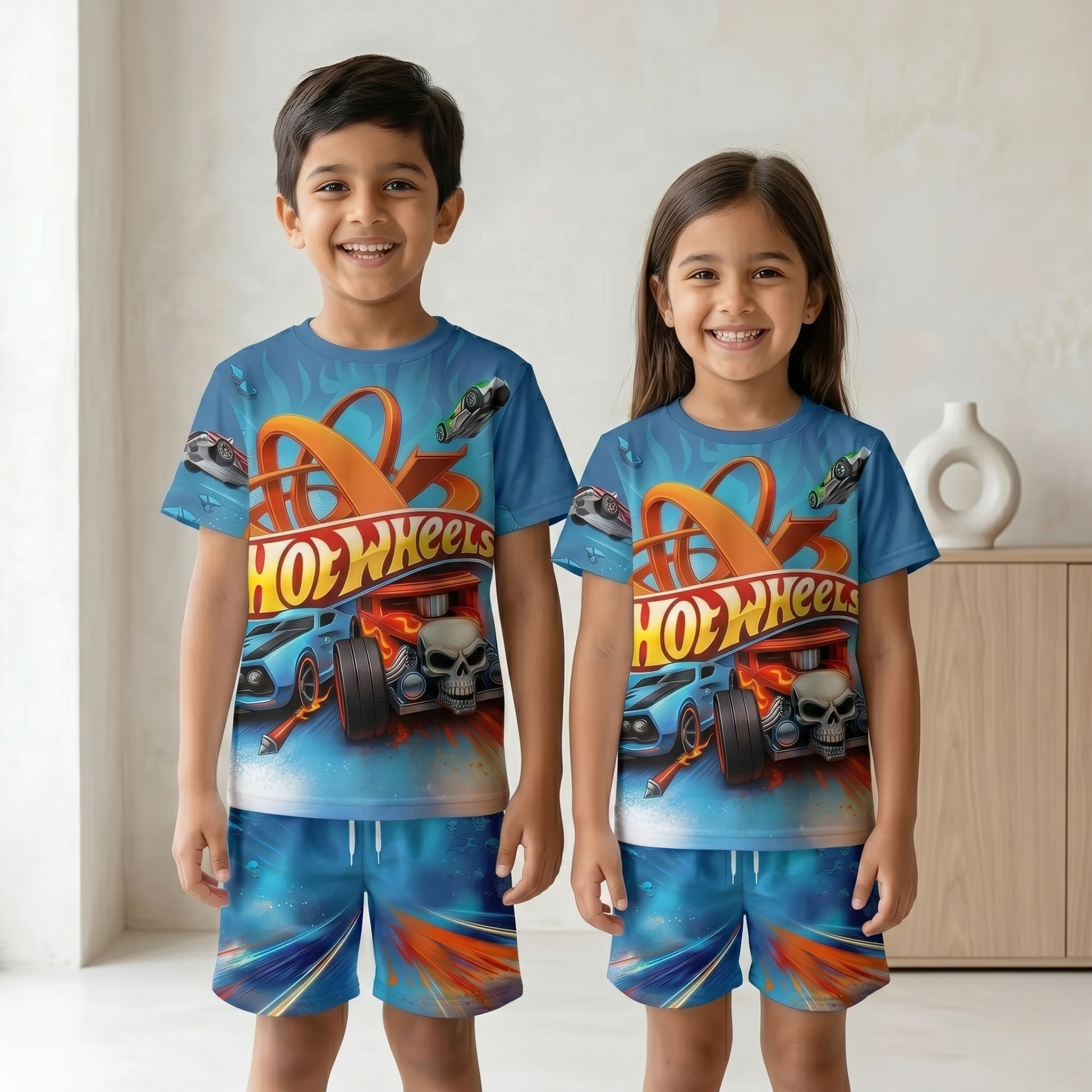 Hot Wheel Kids AOP Co-ord Set