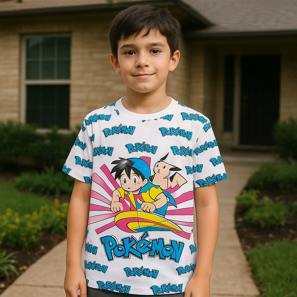 Pokemon Kids AOP Sports T-Shirt