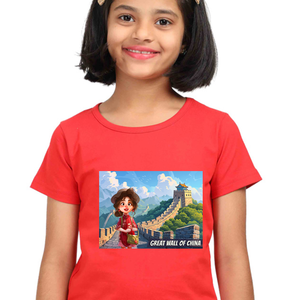 Aarya Great Wall of China Cotton T-shirt | DTF Print