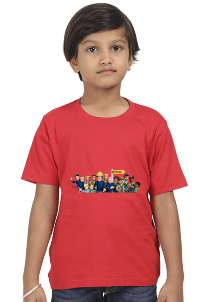 Kids Fireman Sam T-shirt | DTF Print