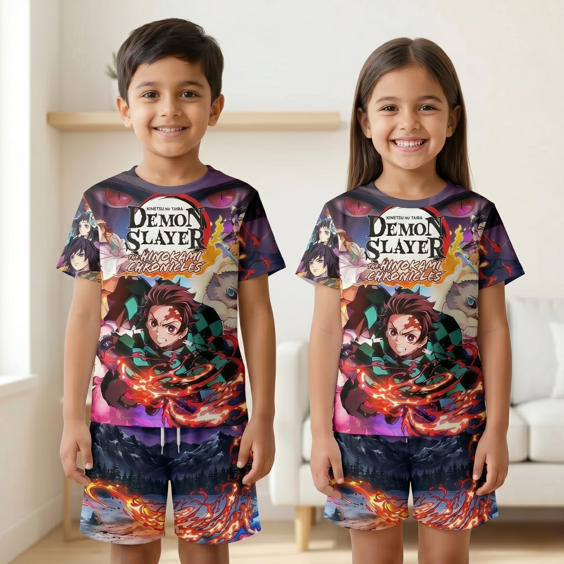 Demons Layer Kids AOP Co-ord Set