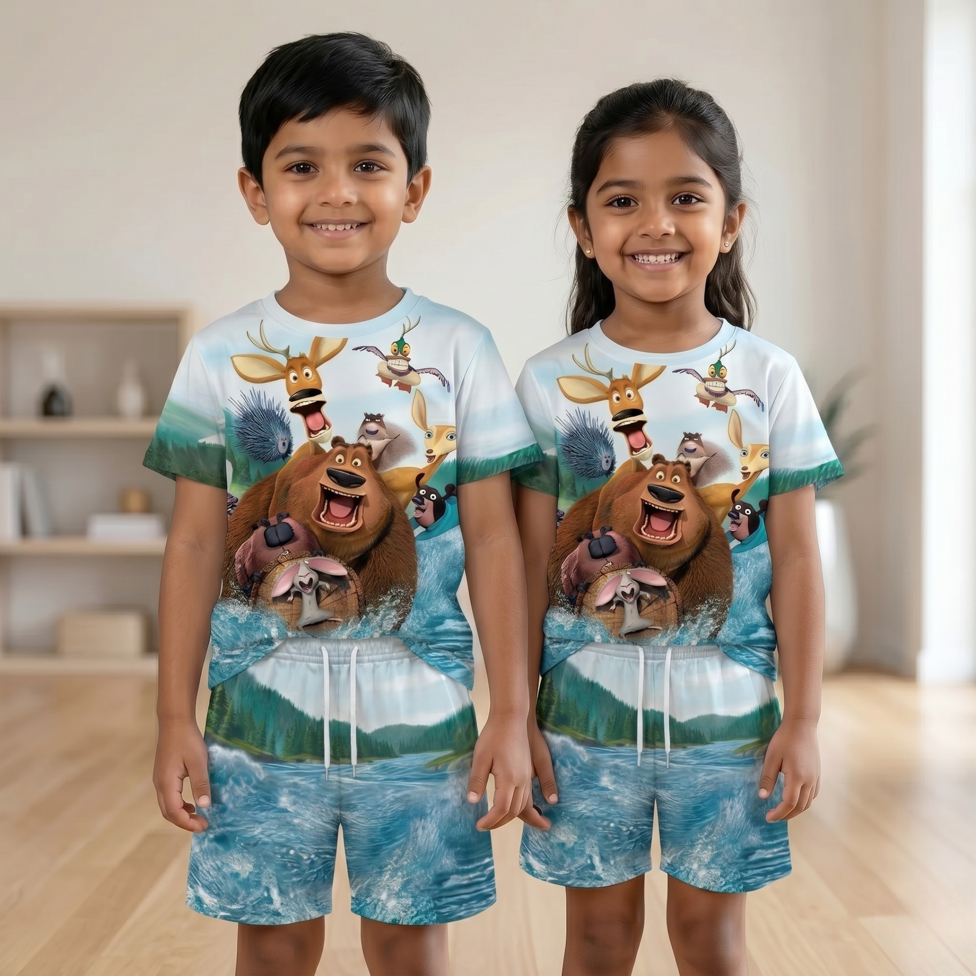 Zoo Print Kids AOP Co-ord Set