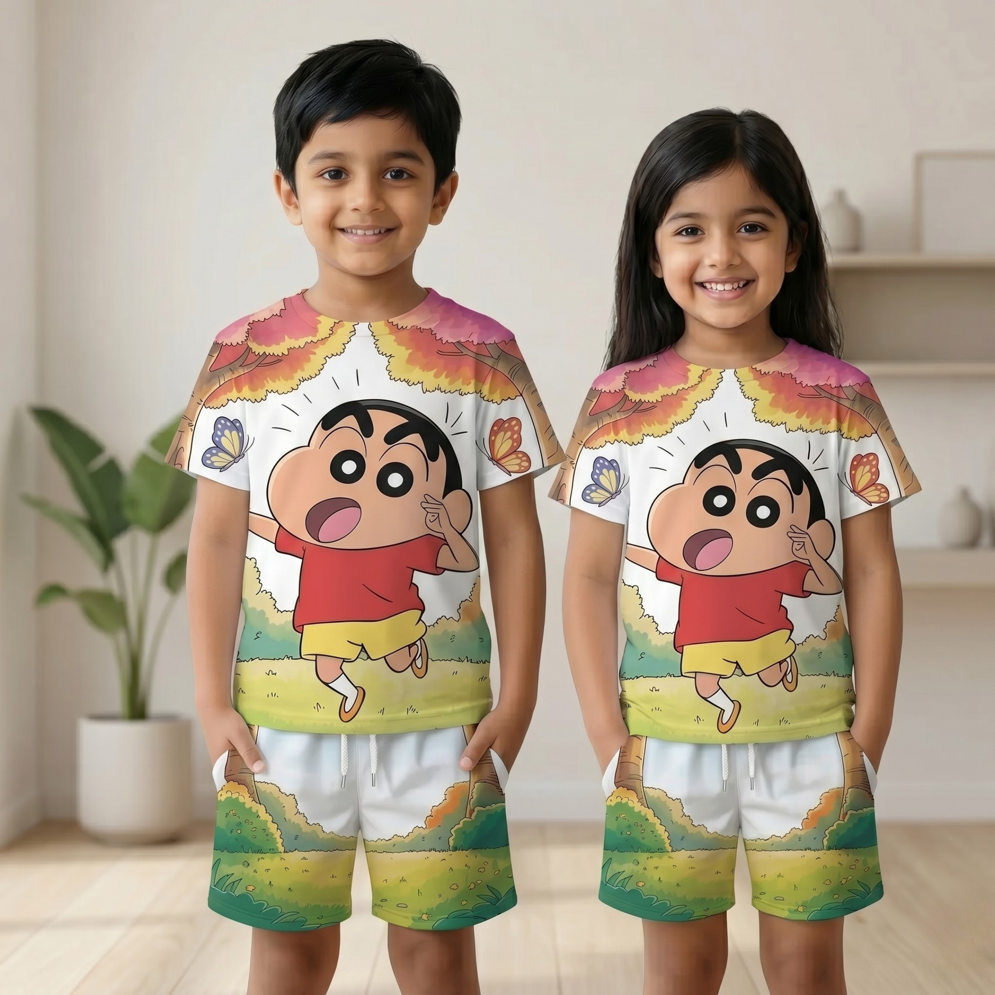 Shinchan Kids AOP Co-ord Set