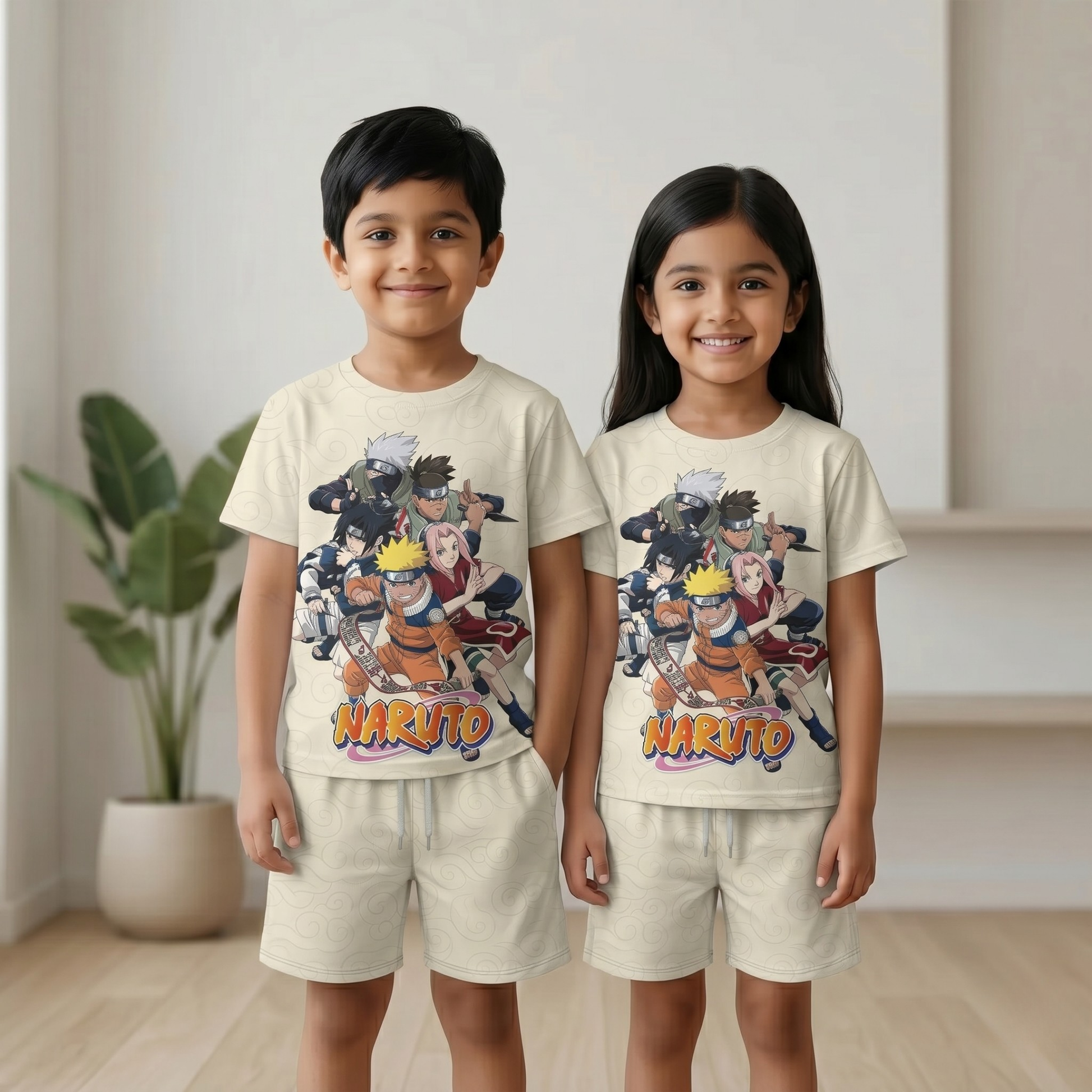 Naruto Kids AOP Co-ord Sets