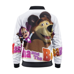 Kids Masha and The Bear Bomber Jacket