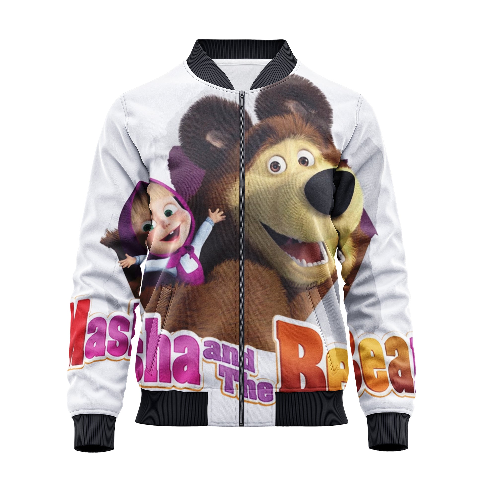 Kids Masha and The Bear Bomber Jacket