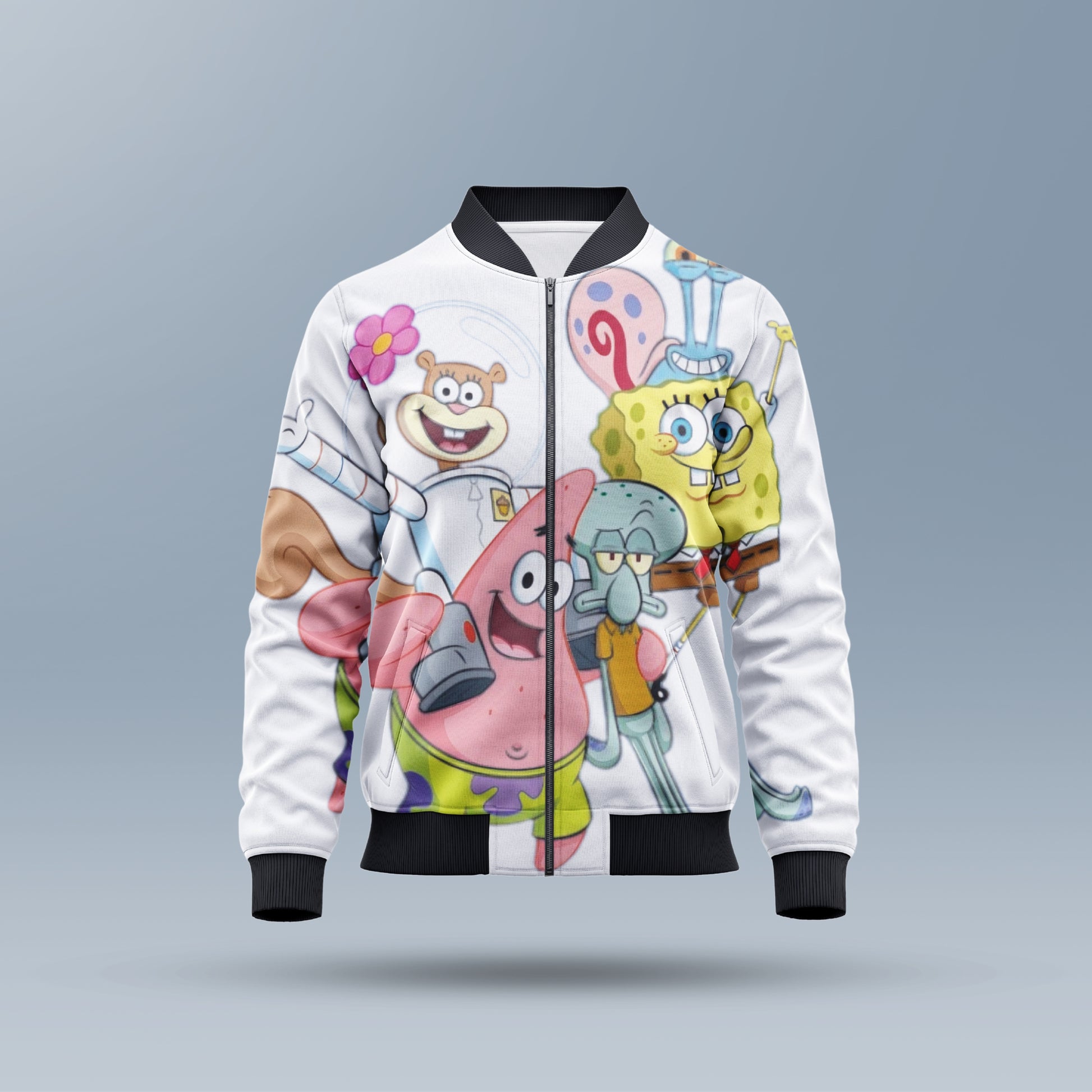 Kids Spongebob Square pants Bomber Jacket