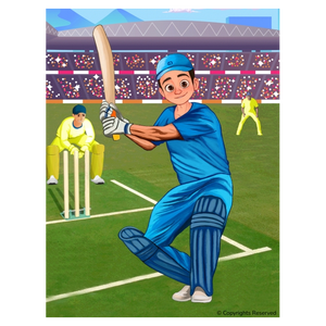 Deva Playing Cricket | DTF Printed Tshirt