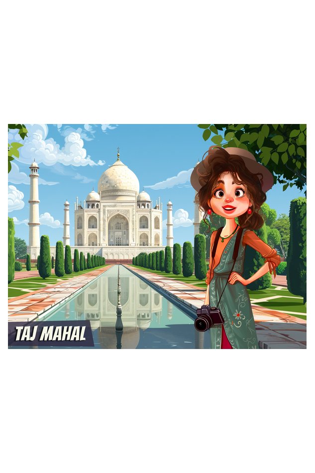 Aarya Taj Mahal T-shirt | DTF Print