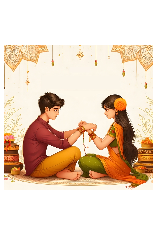 Kids Raksha Bandhan T-shirt | DTF Print