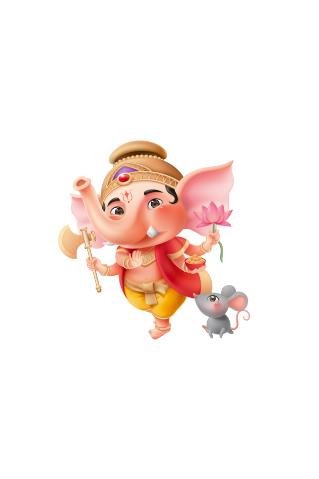 Kids Ganpati T-Shirts | 5 to 13 Yrs