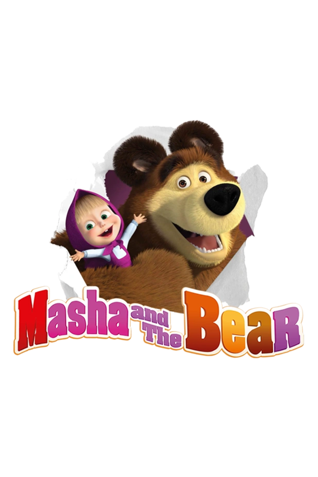 Kids Masha and The Bear T-shirt | DTF Print