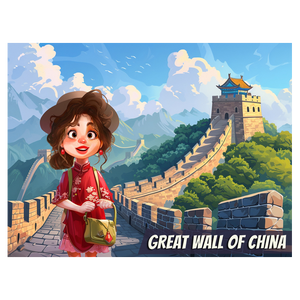 Aarya Great Wall of China Cotton T-shirt | DTF Print