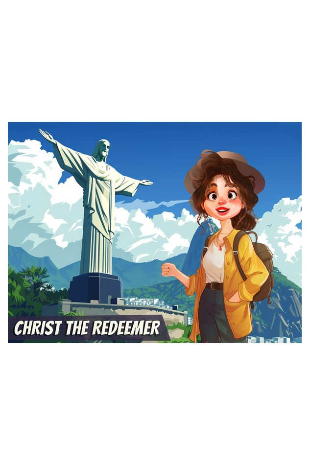 Aarya Christ the Redeemer Cotton T-shirt | DTF print