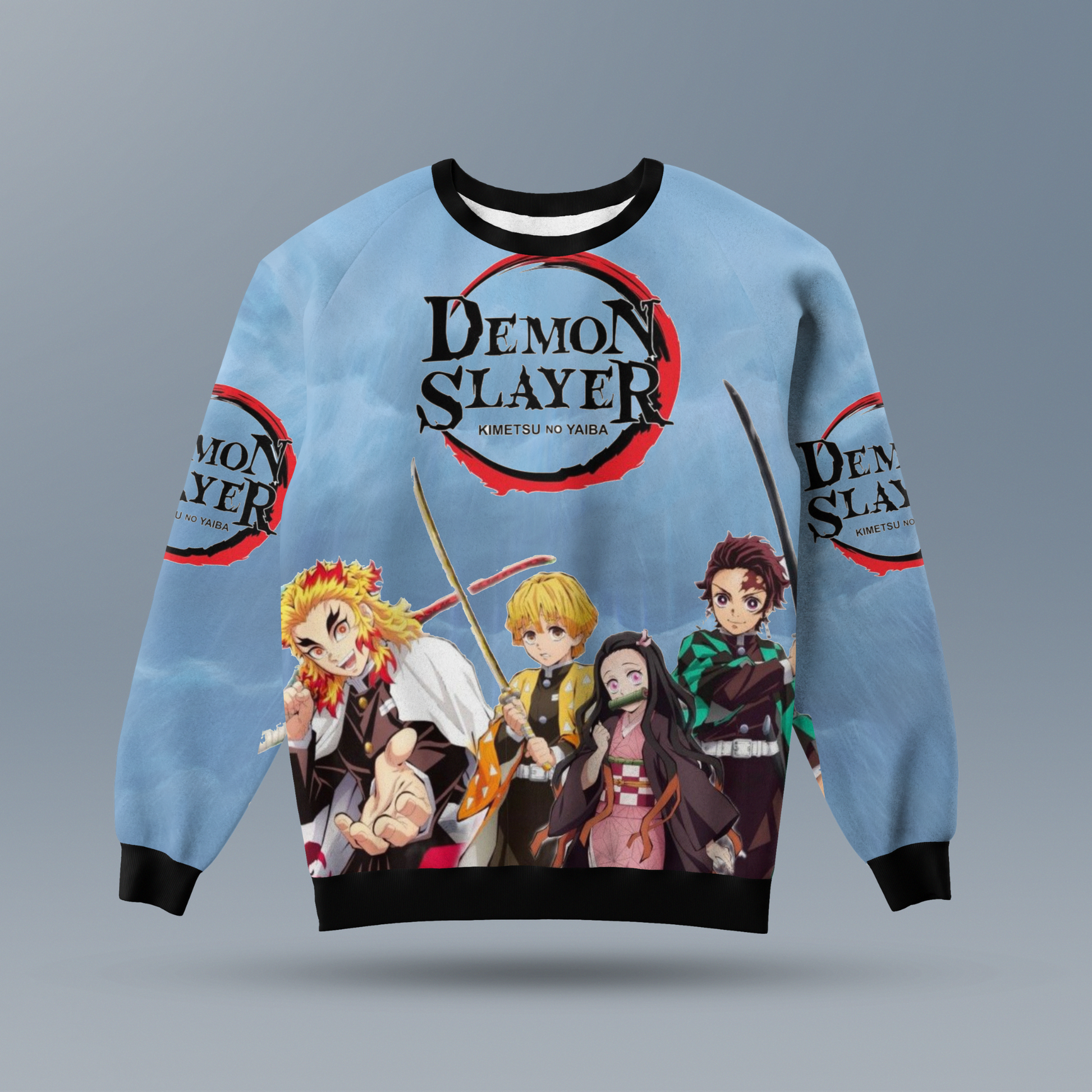 Demons Layer AOP Kids Sweatshirt