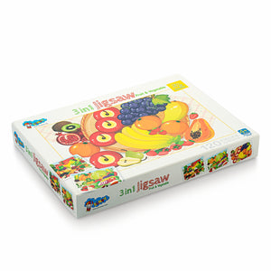 3 in 1 Fruit Jigsaw Puzzle