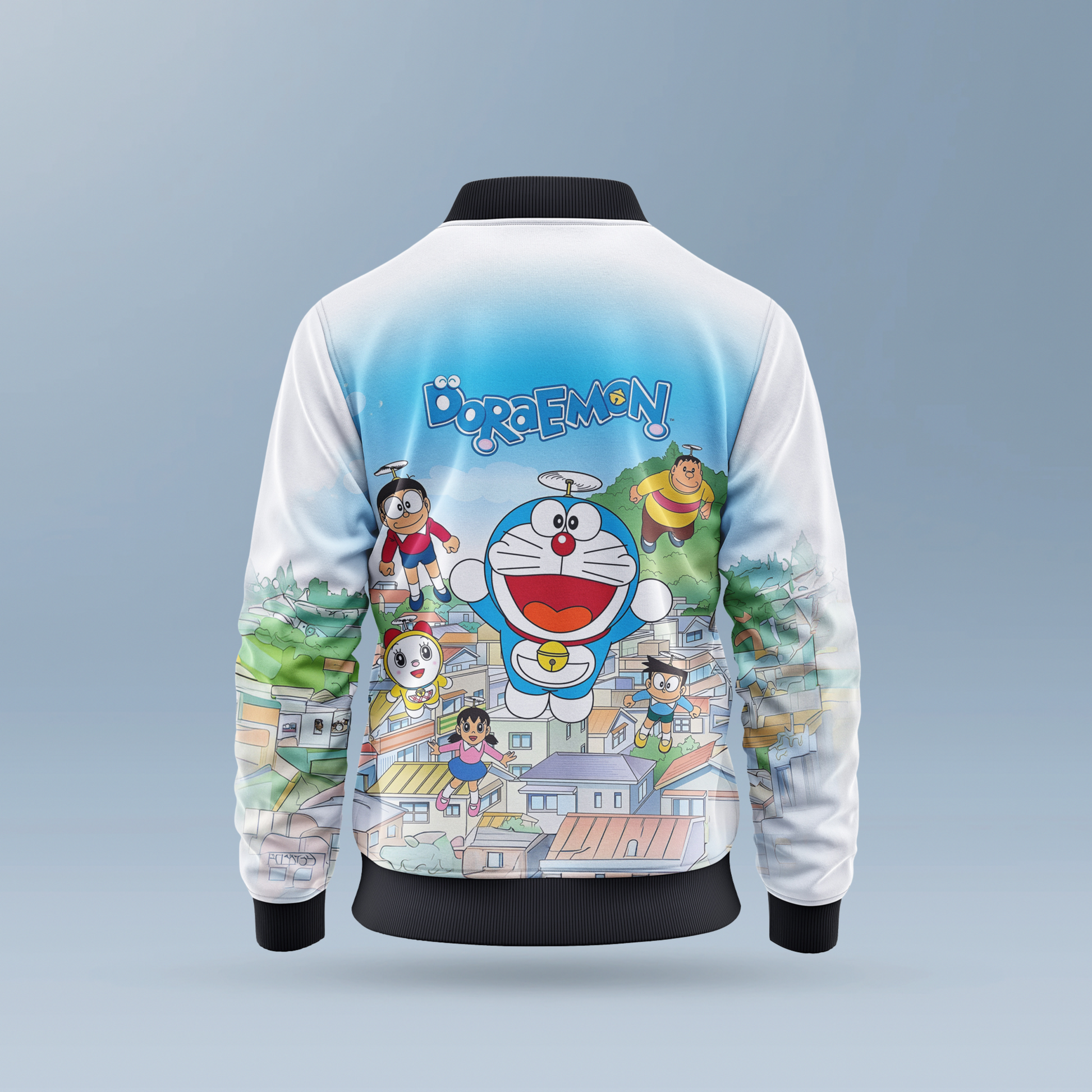 Doremon AOP Kids Bomber Jacket
