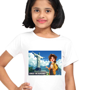 Aarya Christ the Redeemer Cotton T-shirt | DTF print