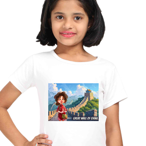 Aarya Great Wall of China Cotton T-shirt | DTF Print