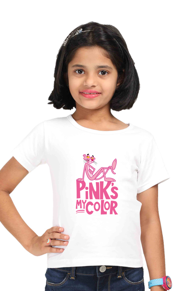 Kids Pink Panther T-shirt | DTF Print