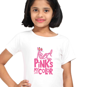 Kids Pink Panther T-shirt | DTF Print