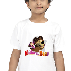 Kids Masha and The Bear T-shirt | DTF Print