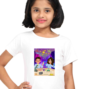 Deva and Aarya Scientist T-shirt | DTF Print