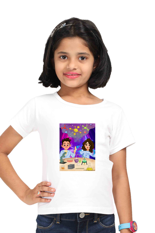 Deva and Aarya Scientist T-shirt | DTF Print