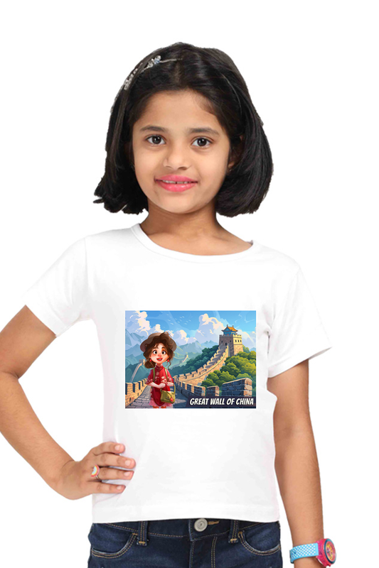 Aarya Great Wall of China Cotton T-shirt | DTF Print