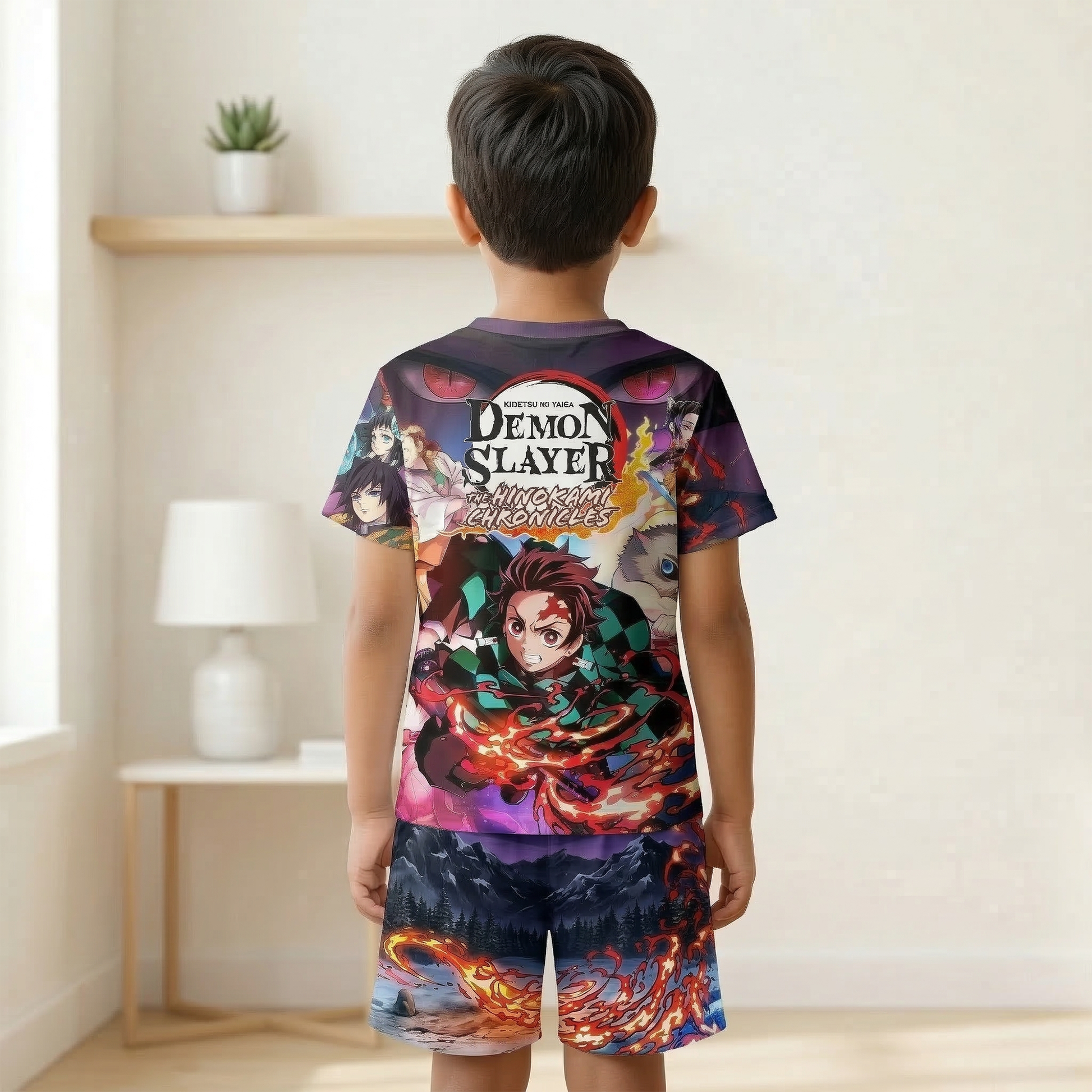 Demons Layer Kids AOP Co-ord Set