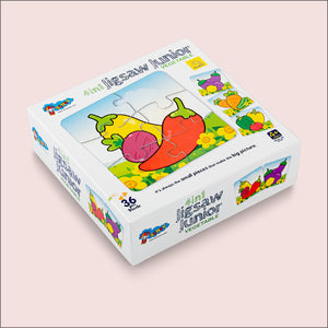 4 in 1 Vegetable Jigsaw Puzzle