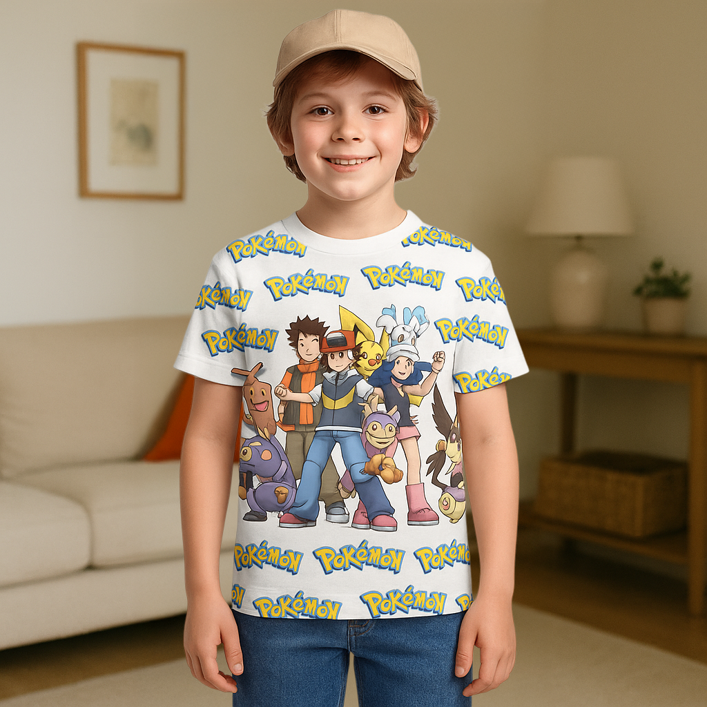 Pokemon Squad AOP Sports T-Shirt