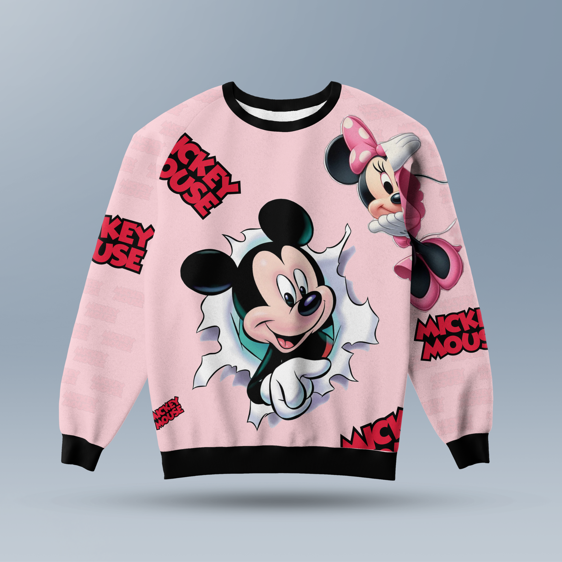 Micky and Minie AOP Kids Sweatshirt