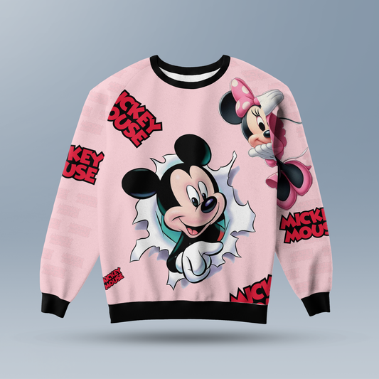 Micky and Minie AOP Kids Sweatshirt