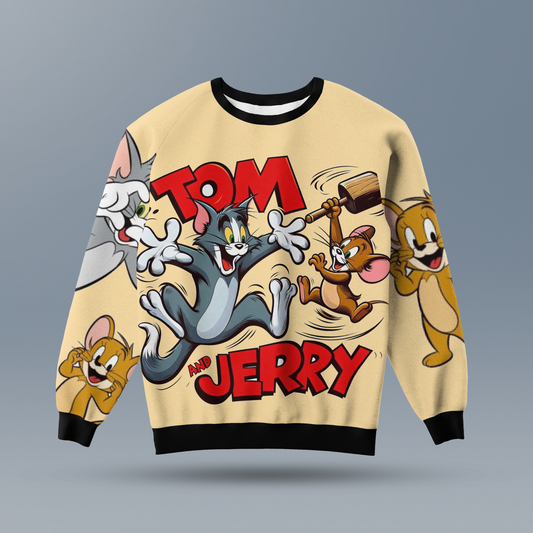Tom and Jerry AOP Kids Sweatshirt