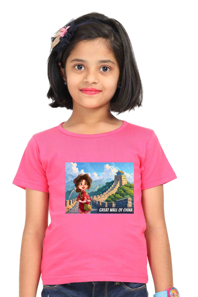 Aarya Great Wall of China Cotton T-shirt | DTF Print