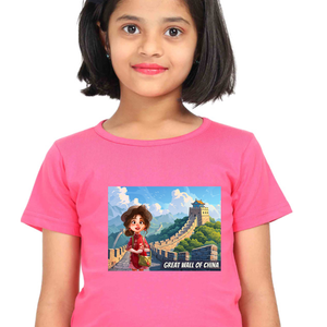 Aarya Great Wall of China Cotton T-shirt | DTF Print