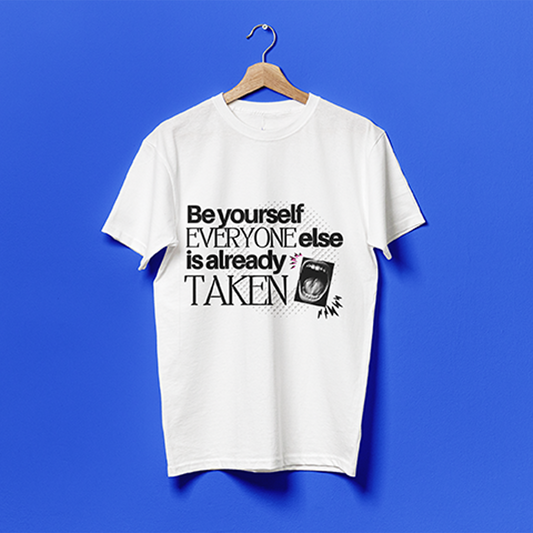 Be Yourself Everyone / Motivation Quote-Puzzle Squad Cotton T-shirts for Boys & Girls