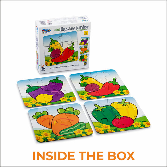 4 in 1 Vegetable Jigsaw Puzzle