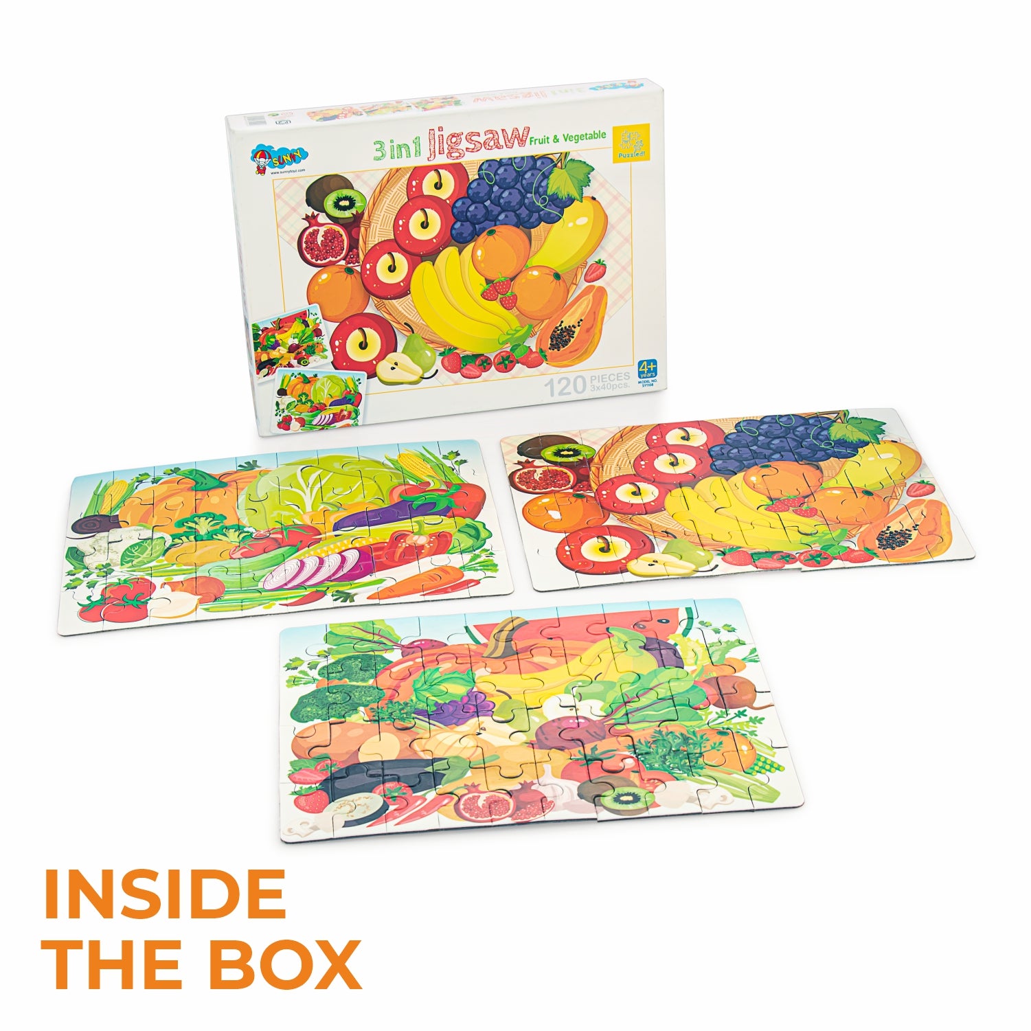 3 in 1 Fruit Jigsaw Puzzle