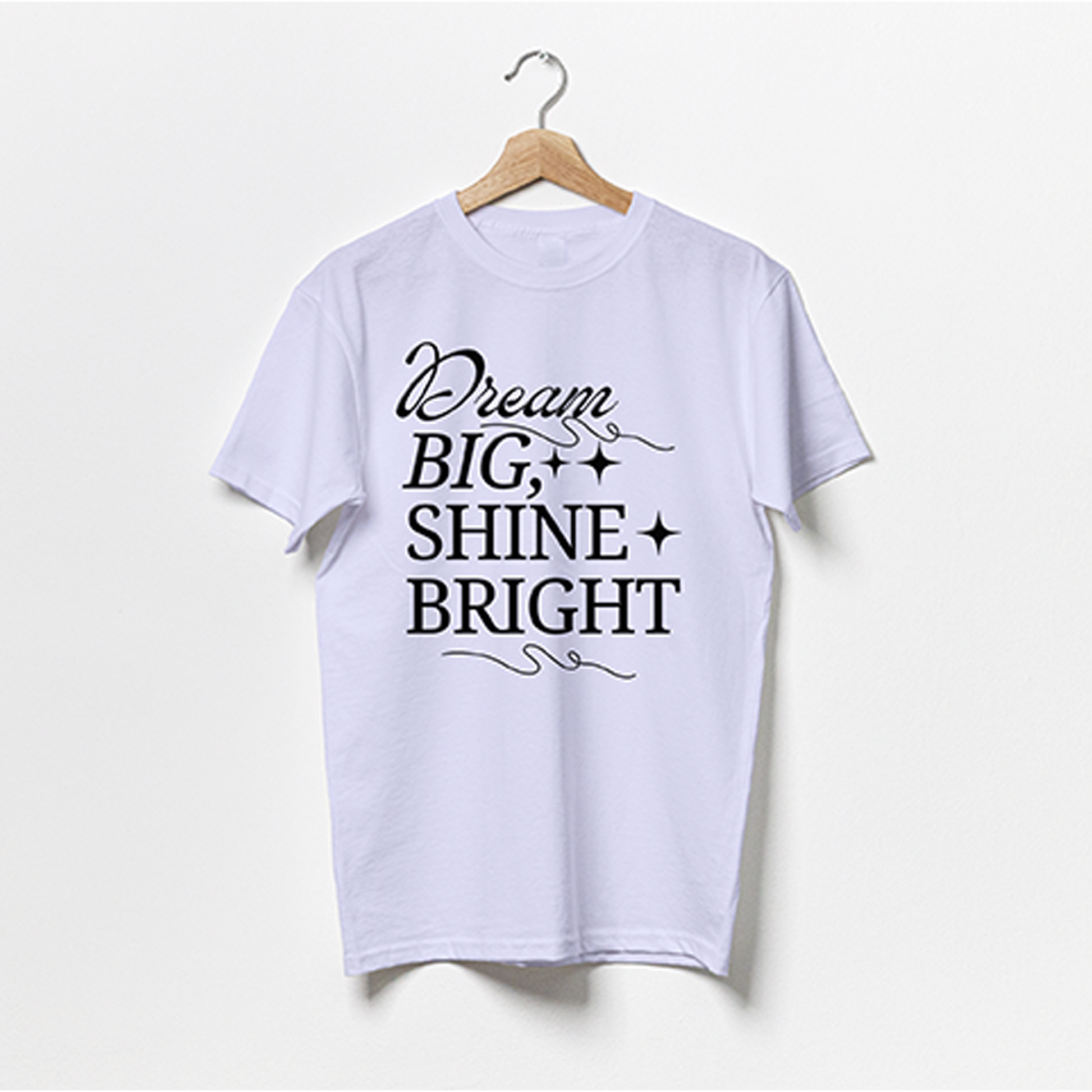 Dream Big, Shine Bright / Motivation Quote-Puzzle Squad Cotton T-shirts for Boys & Girls