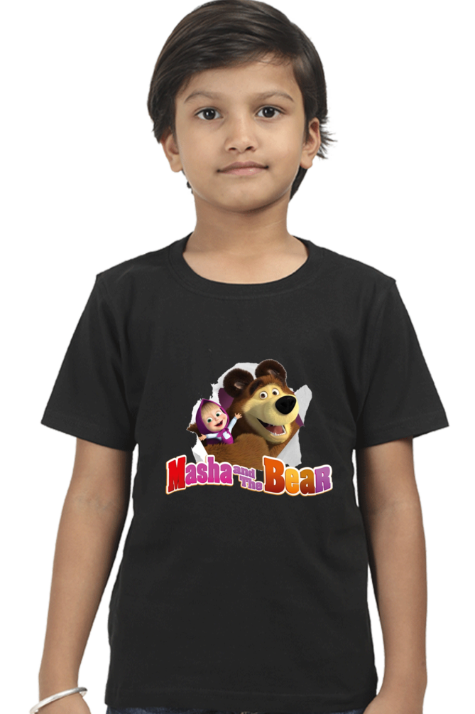 Kids Masha and The Bear T-shirt | DTF Print