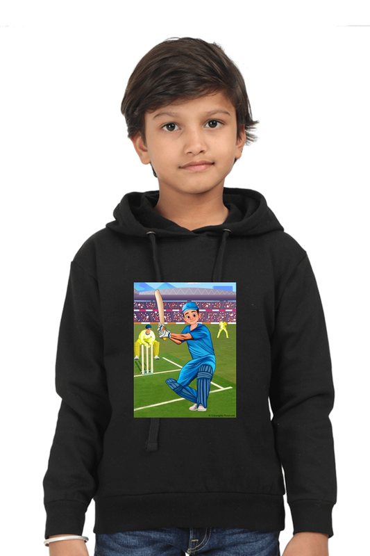 Deva Playing Cricket Hoodie for kids