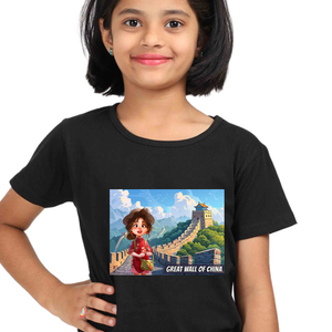 Aarya Great Wall of China Cotton T-shirt | DTF Print